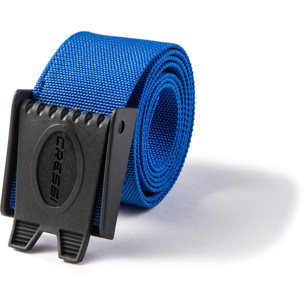 Cressi NYLON WEIGHT BELT w/ HARD PLASTIC BUCKLE - BLUE