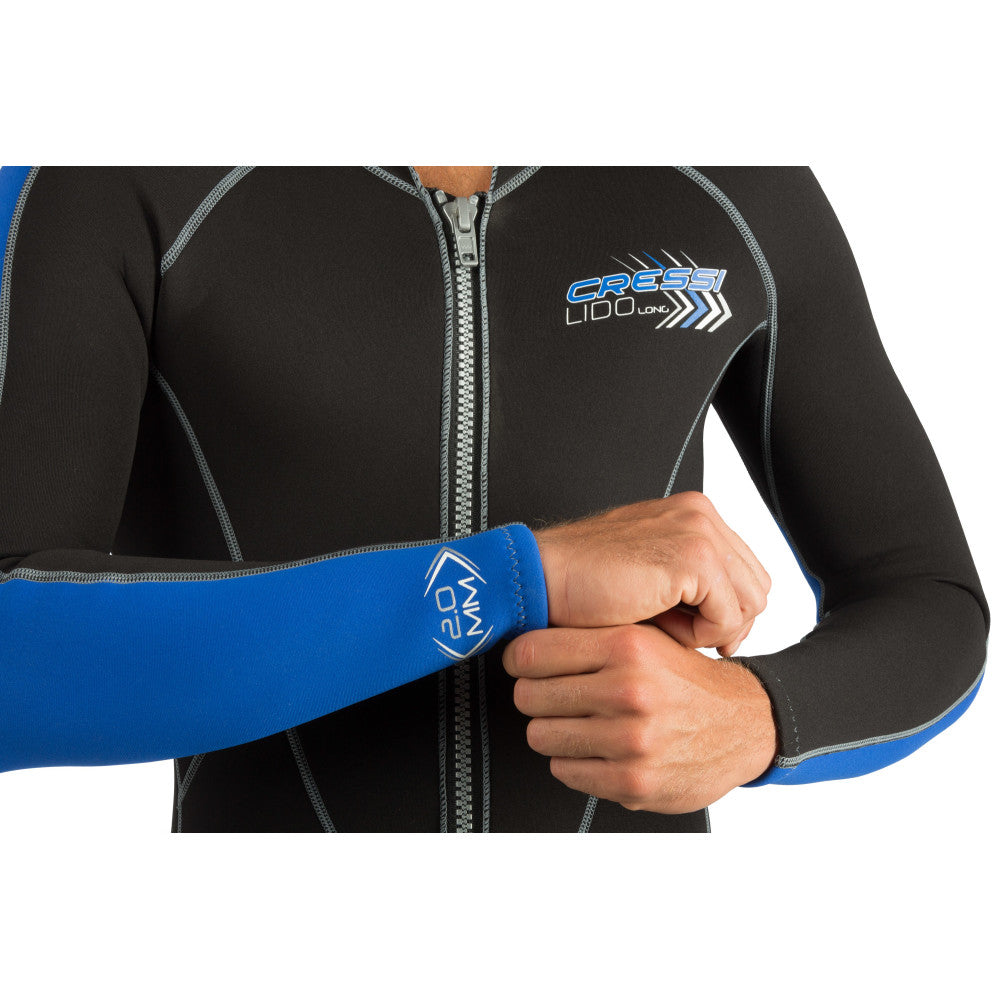 Cressi Lido Long 2mm Man (black/blue)