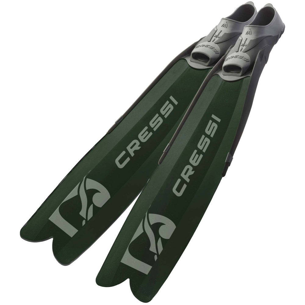 Cressi Gara Modular Boost Freediving Fins (green)