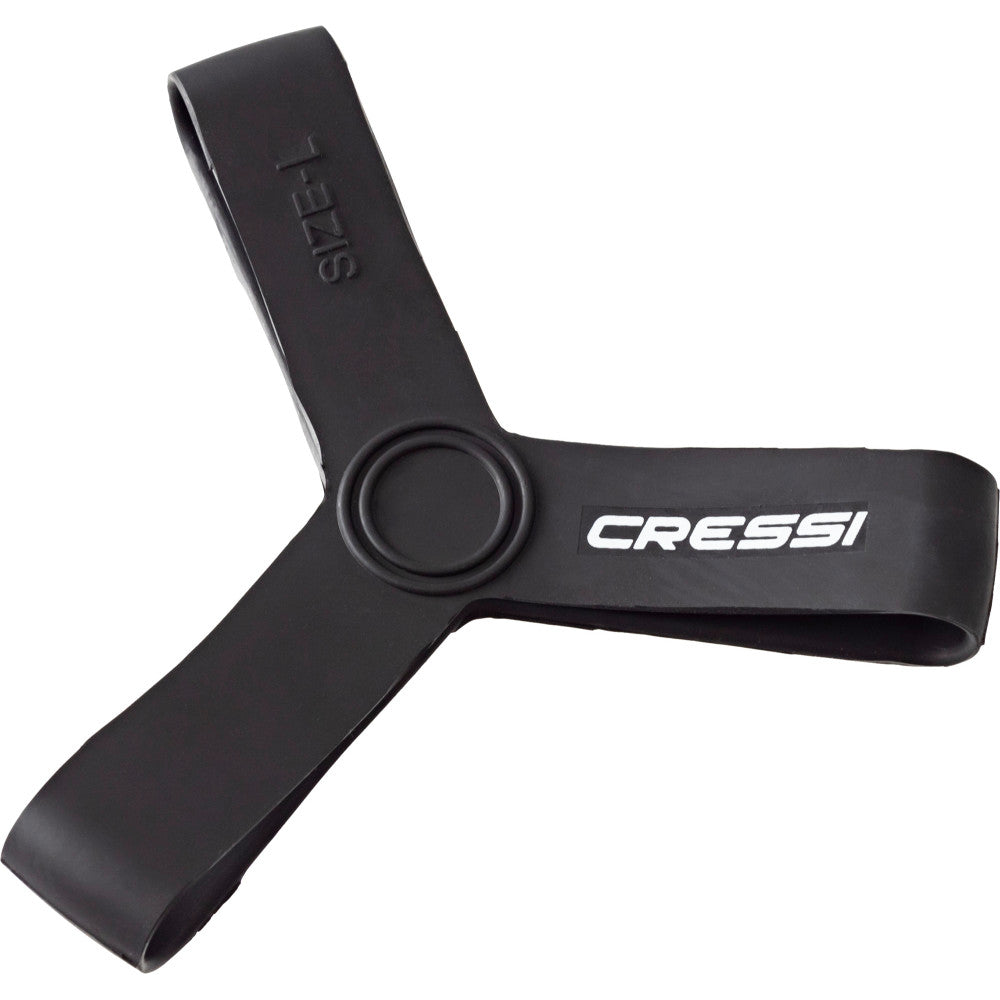 Cressi Rubber Fin Keeper (pair) (black)
